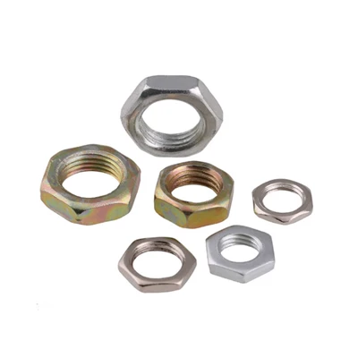 DIN 439 Hex Tinrin Nut Olupese Profaili Kekere Jam Nut Olupese DCS skru